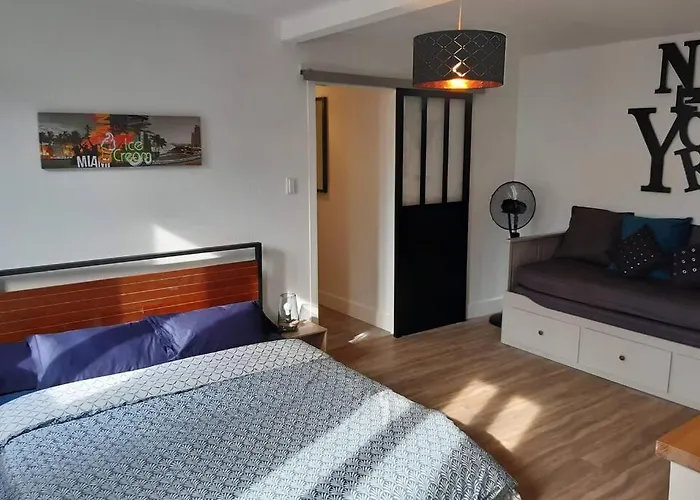 Grand T2 55m2 Le New-york En Centre - Terrasse Privee Et Parking Gratuit *