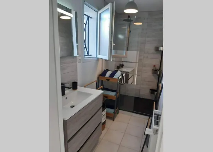 Grand T2 55m2 Le New-york En Centre - Terrasse Privee Et Parking Gratuit Apartman